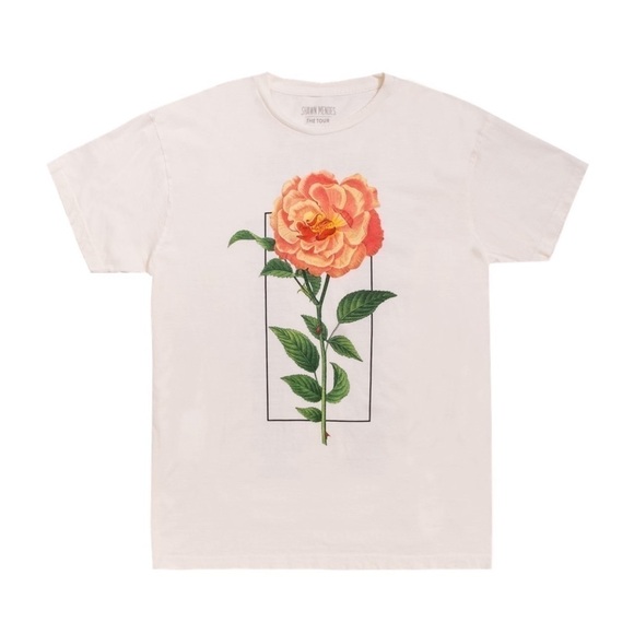 Shawn Mendes THE TOUR FLOWER T-SHIRT II - Picture 1 of 6